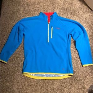 Men’s Large Omni-Heat Titanium Half Zip
